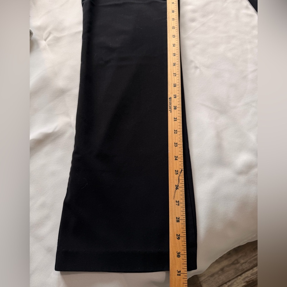 Motherhood Maternity Black Dress Pants Elastic Waist Straight Leg Slacks Women L - Picture 8 of 9